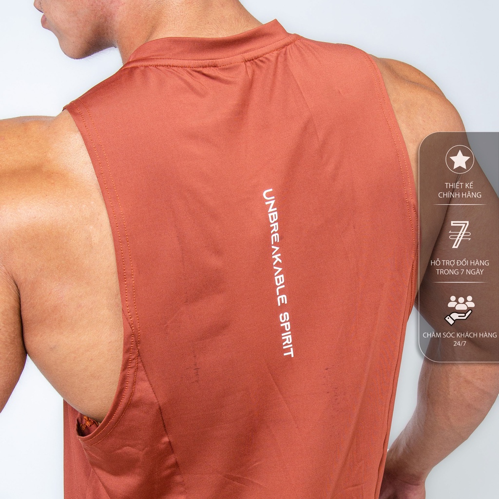 Áo Unbreakable Tanktop tập gym nam siêu co dãn - SAINTED