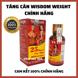 Tăng cân wisdom weight, vitamin hỗ trợ tăng cân giúp ăn ngon ngủ ngon hơn