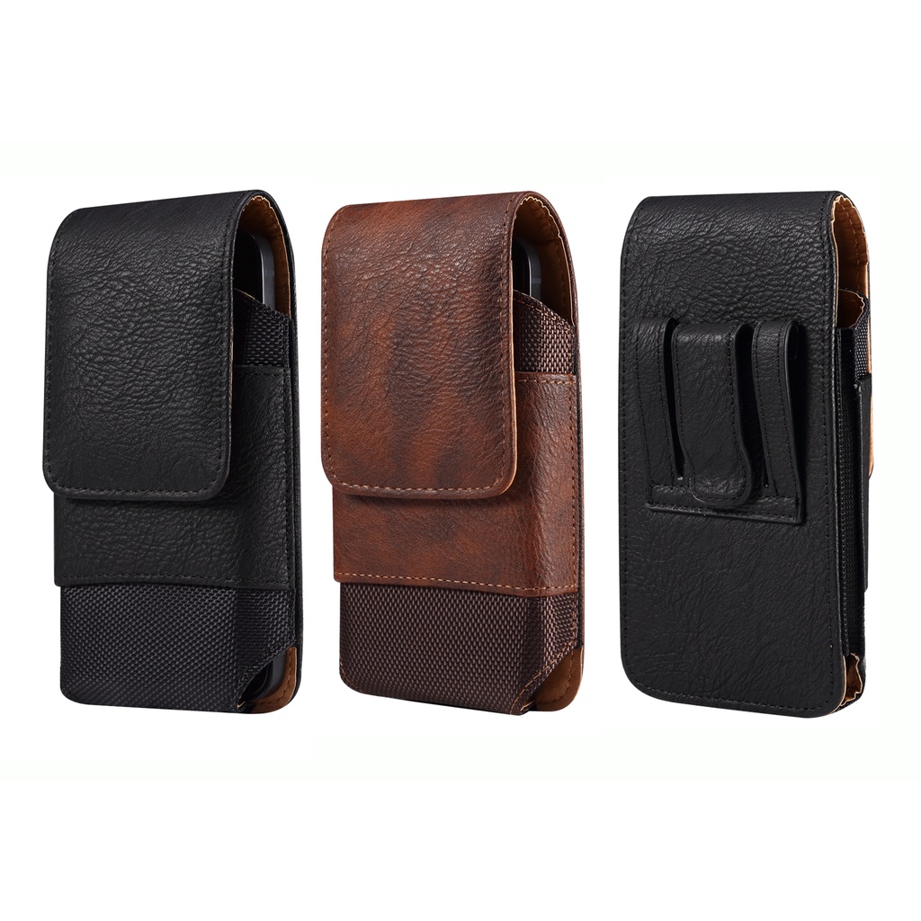 Túi Đựng Điện Thoại Bằng Da Oxford Vân Da Bò Cao Cấp Túi Đựng Bao Da Đeo Hông