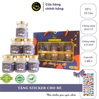 Yến chưng sẵn T&B 25% tổ yến chưng đường phèn hủ 70ml