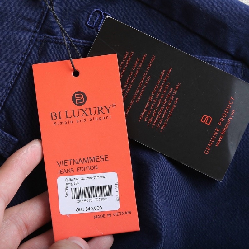 Sale quần kaki giãn Biluxury 60%