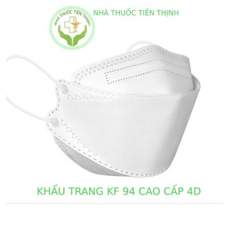 Khẩu trang kf 94 cao cấp 4d - túi 10 cái