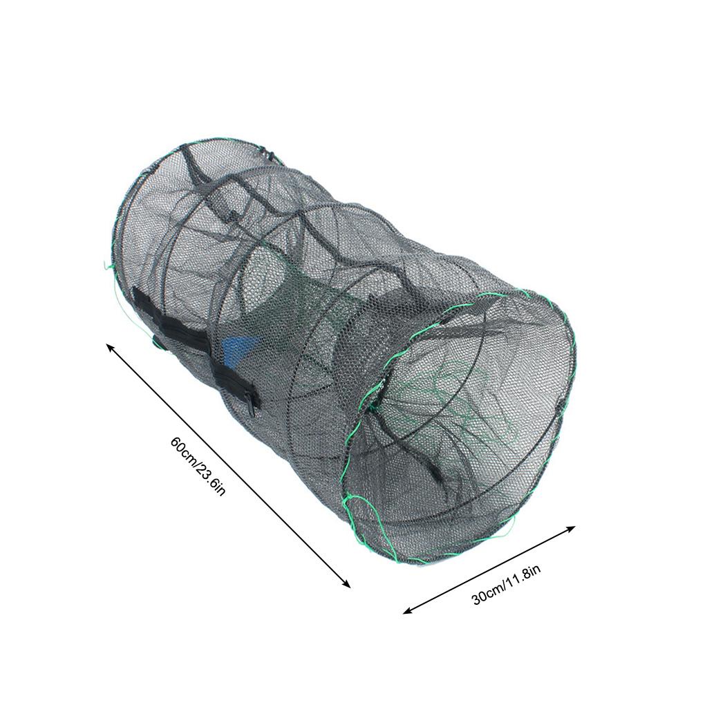 Lưới Bắt Cá Bằng Thép Hai Đầu 30x60cm Có Thể Gấp Gọn Tiện Dụng