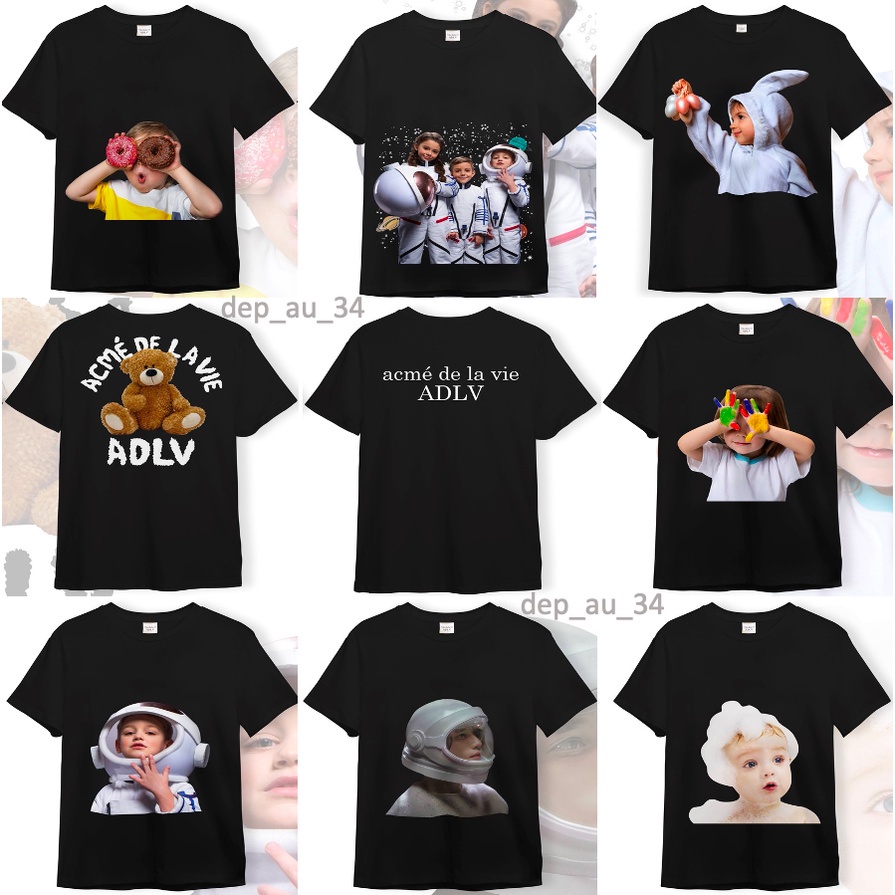 Áo ADLV 22 mẫu Hot Thun Cotton 2 chiều, cực thoáng mát Hot trend 2022 bé làm đẹp, Gia đình PHG