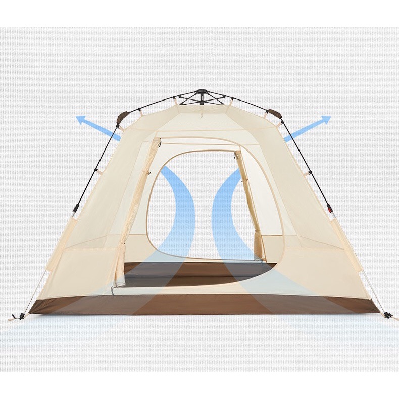 Lều cắm trại 4 người tự bung Ango Pop-up Naturehike NH21ZP010