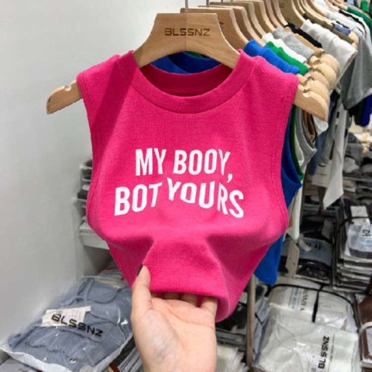 Áo Hai Dây Mỏng Dáng Ngắn Thời Trang Mùa Hè Cho Nữ