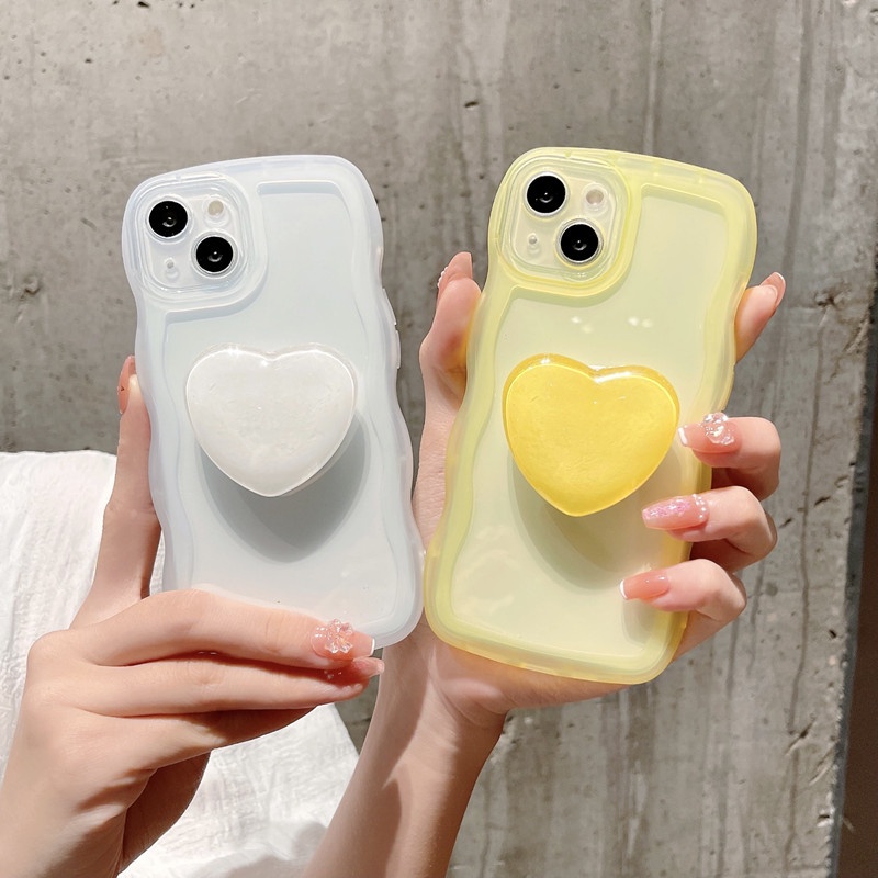 Ốp Điện Thoại Chống Sốc Viền Cong Nhiều Màu Có Giá Đỡ Cho iPhone 14 13 12 11 Pro Max XS XR X 8 7 Plus + SE 2020