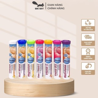 Viên Sủi Mivolis Vitamin C và các vị khác Hỗ trợ tăng cường hệ miễn dịch 20 Viên của Đức