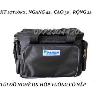 Túi đồ nghề - Dkin hộp vuông có ngăn dắt đồ nghề