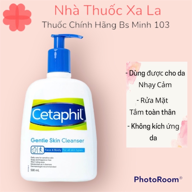 Sữa rửa mặt Cetaphil Gentle Skin Cleanser dịu nhẹ cho da nhạy cảm