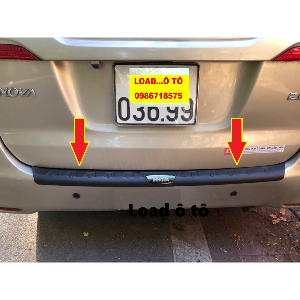 Chống Trầy Cốp Ngoài Nhựa Xe Toyota INNOVA 2012-2016 Form Cũ Nhựa ABS Cao Cấp