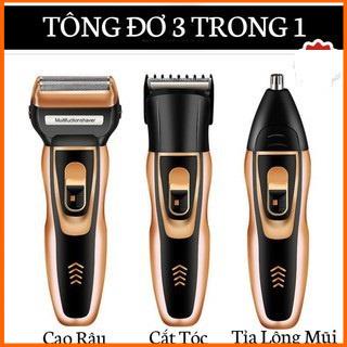 Máy cạo râu 3in1 DaLing 9007 Cắt tóc, cạo râu, tỉa lông mũi