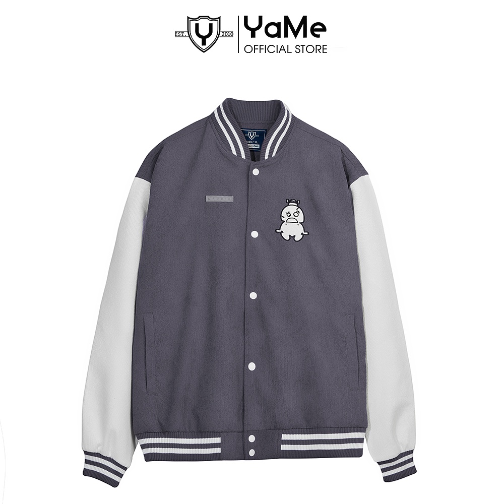 Áo Khoác Varsity Nam Nữ Linh Vật Laula Thời Trang Thương Hiệu Y2010 Ver1 21154 |YaMe|