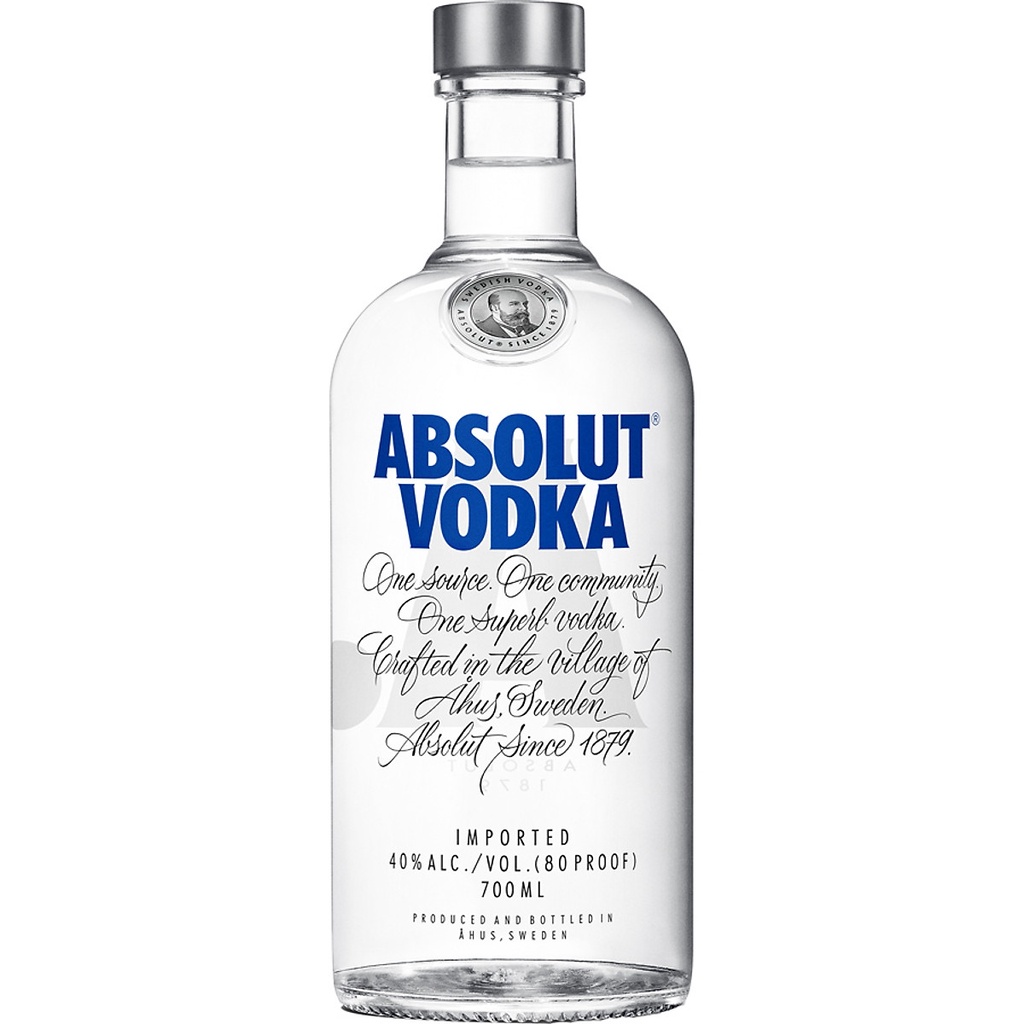 Vỏ chai rượu ABSOLUT VODKA trang trí nhà cửa, bình cắm hoa