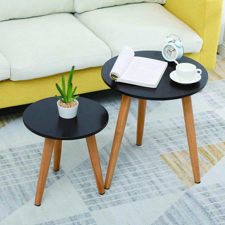 Bàn tròn sofa, bàn tròn bệt decor cao cấp size d40,50,60cm