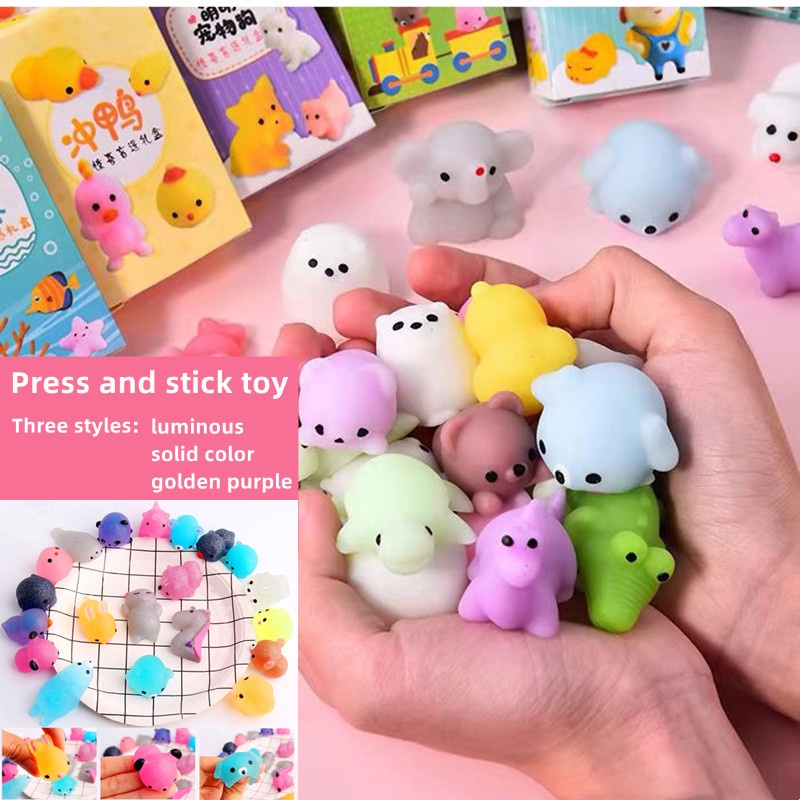 Đồ Chơi Squishy GiúP GiảM Căng ThẳNg Đồ Chơi Xốp Squishy Giảm Stress Hình Động Vật Dễ Thương Cho Bé Squishy Mini Mochi giá rẻ thú silicon dẻo bóp tay, đồ chơi giảm stress