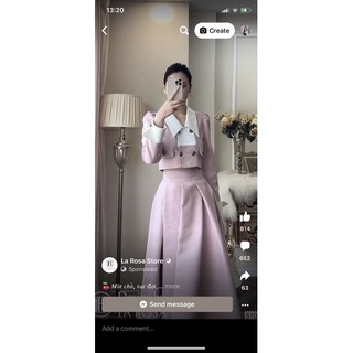 Set váy tiểu thư sang chảnh