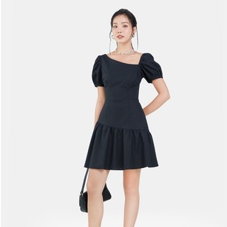  Đầm Mini JUNO Tay Vai Lệch JNDLU021