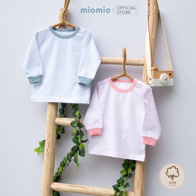 Áo Sơ Sinh Dài Tay, Nút Vai MIOMIO - Cho Bé Trai, Bé Gái (Từ 3-24M), Vải Cotton