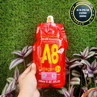Hấp phục hồi tóc hư tổn COLLAGEN A8 CAO CẤP