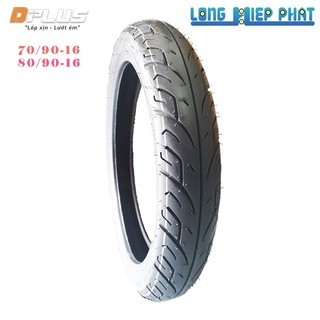 VỎ (LỐP) XE MÁY NOUVO, HAYATE_DPLUS_LOẠI KHÔNG RUỘT_D121_CÔNG NGHỆ NHẬT BẢN_ISO9001