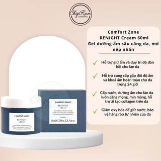 Kem dưỡng ẩm bổ sung vitamin tái tạo và phục hồi da ban đêm comfortzone renight cream 60ml