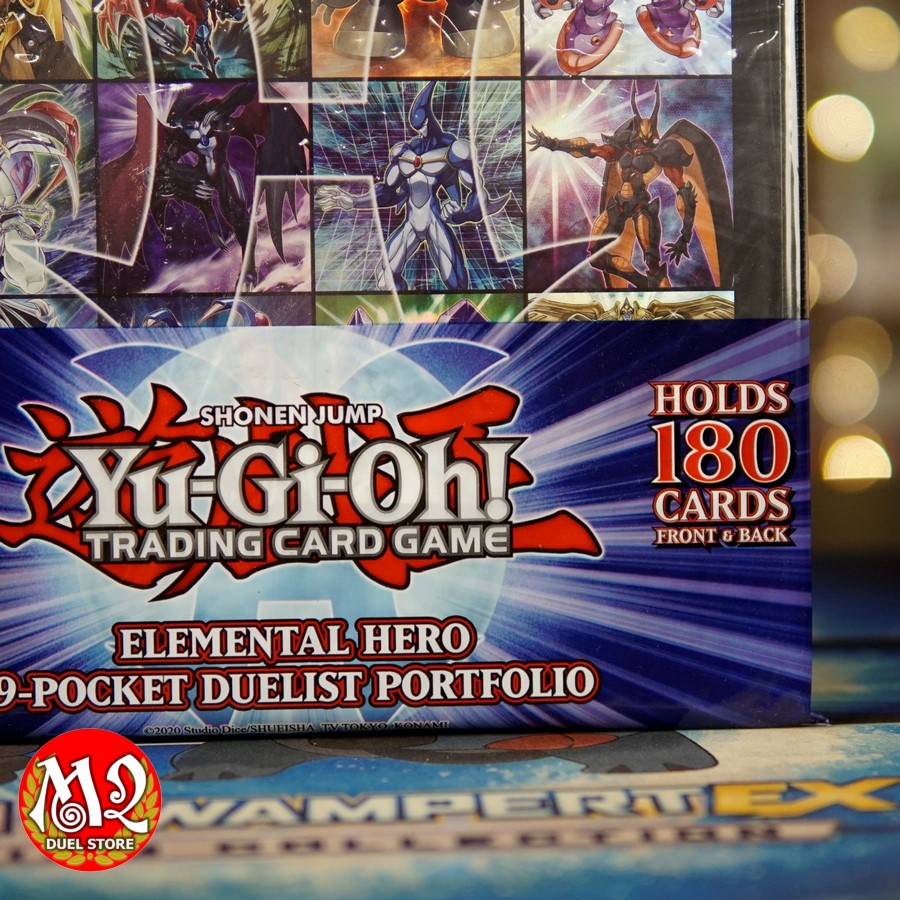 Album sưu tập Yu-Gi-Oh! Elemental Hero - 9-Pocket Portfolio - Sức chứa 180 lá bài - Chính hãng Konami