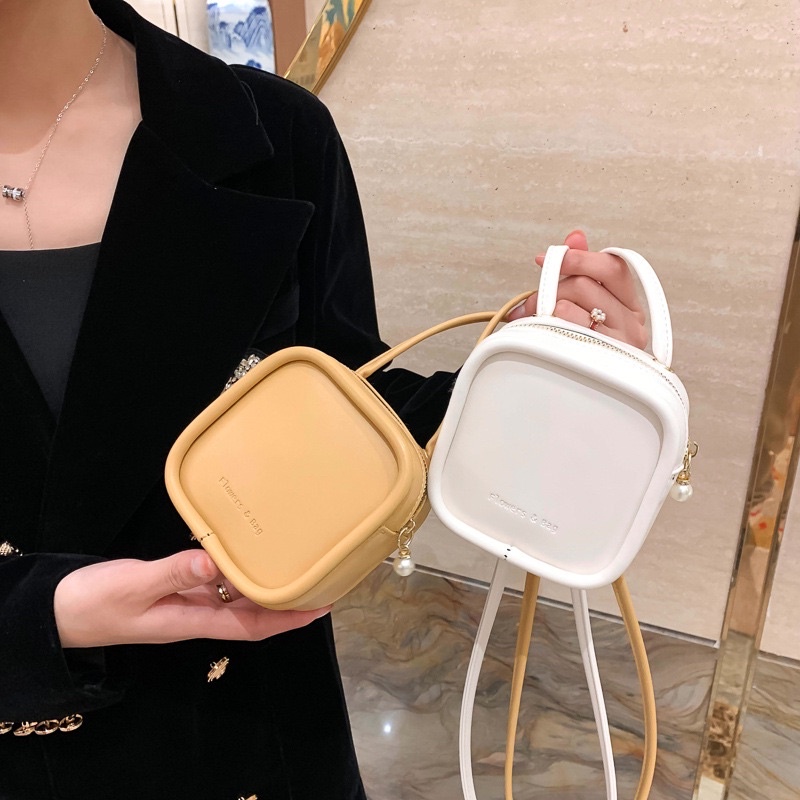 TÚI ĐEO CHÉO MINI HỘP VUÔNG FLOWER