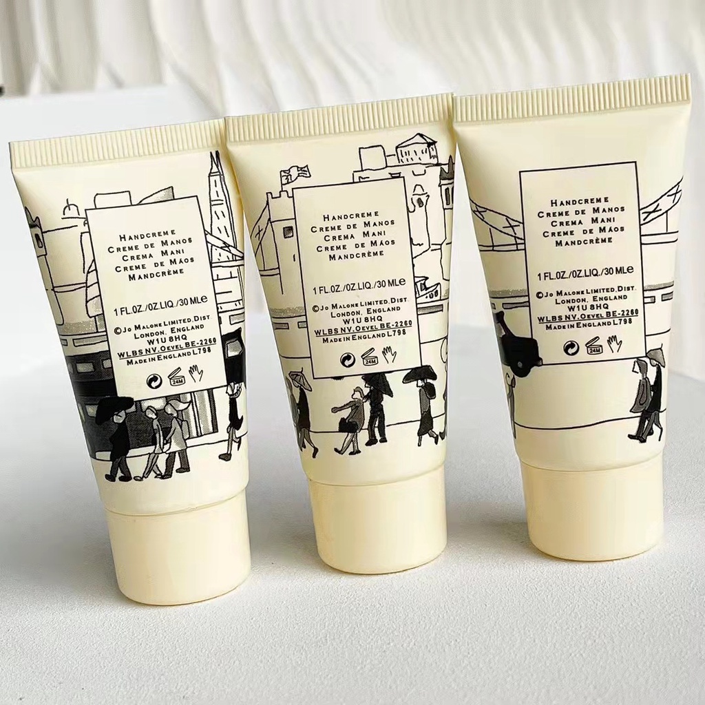 JO MALONE Set 3 Tuýp Kem Dưỡng Ẩm Da Tay Phiên Bản Giới Hạn Malone 30ml