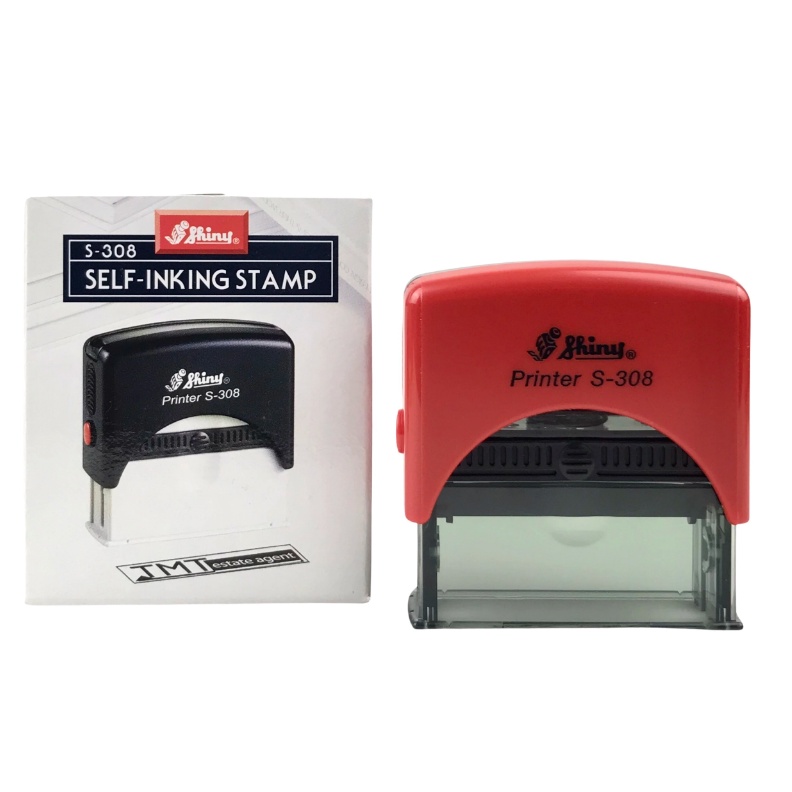Khắc Con Dấu Tên Rõ Đẹp, Mộc Tên, Dấu Chức Danh, Hiệu Shiny S308(Chuyên dùng dấu chức danh) - 45mm x 10mm Chính Hãng