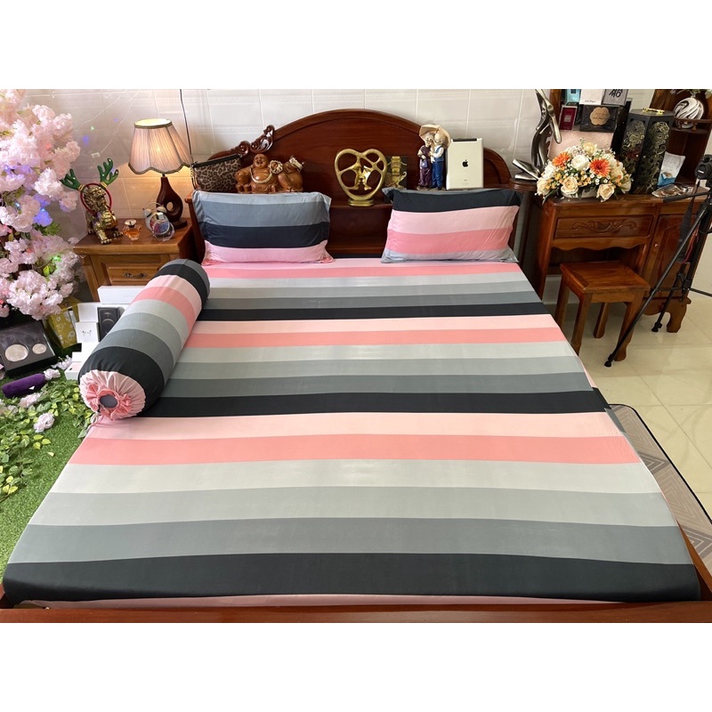 Bộ chăn ga gôí thun 3D hàn quốc  siêu rẽ