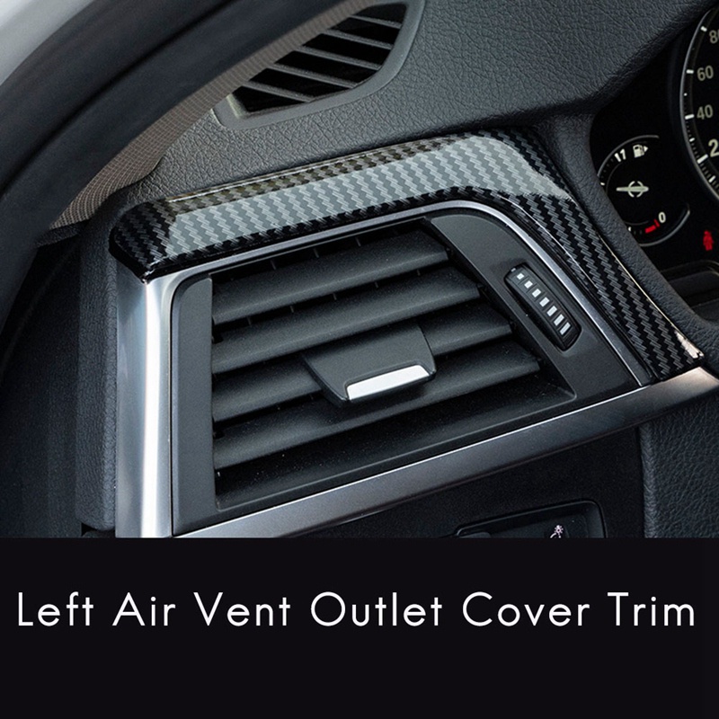 Miếng Dán Trang Trí Lỗ Thông Gió Trái + Phải Bằng Sợi Carbon Cho BMW 3 4 Series F30 F31 F32 F34 2013-2019