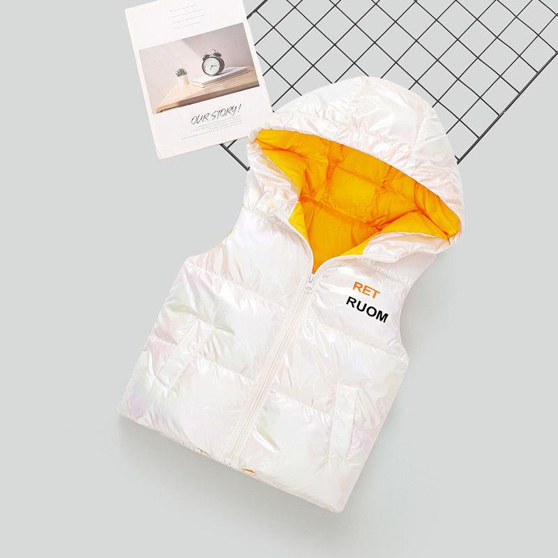 Áo Khoác Phao cotton Dày Không Tay Giữ Ấm Mùa Thu Đông Cho Bé Gái