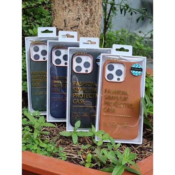 Ốp da MUTURAL Leather Case ip14/ ip14 max/ ip14 pro/ ip14 pro max