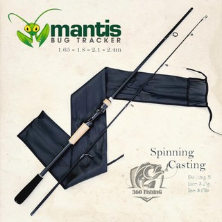 Cần câu lure mantis cần câu cá carbon máy đứng và máy ngang cao cấp độ cứng m