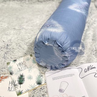 Vỏ gối ôm lụa tencel cao cấp cooldrap sang xịn mịn mát 35x100cm
