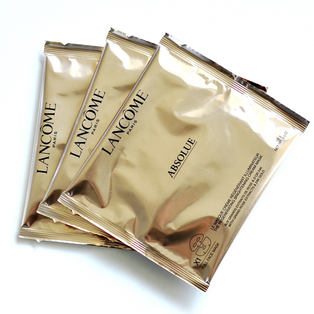 Mặt Nạ Vàng Hồng 24K Lancome 15g * 5G Dưỡng Ẩm Làm Sáng Da Chống Lão Hóa