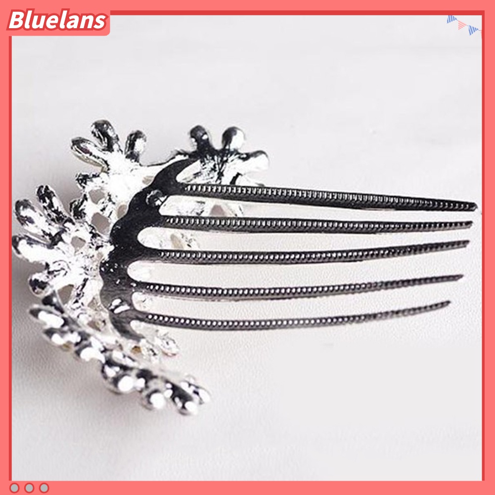 Lược Cài Tóc Hình Hoa Đính Đá Thời Trang 48h Cho Cô Dâu