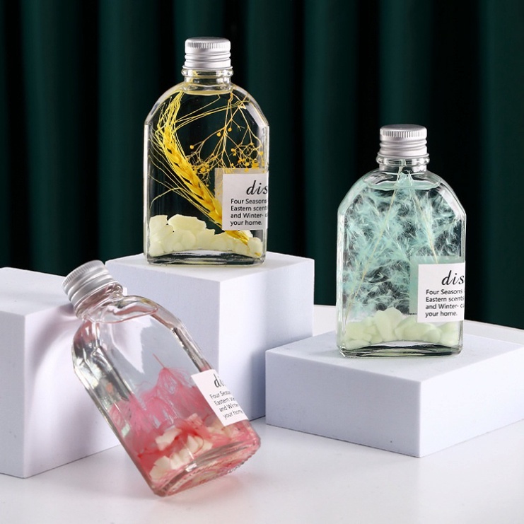 Tinh Dầu Thơm Phòng Phát Sáng Ban Đêm 100ml Que Gỗ Tự Khuếch Tán Hương Khử Mùi Không Khí DANA