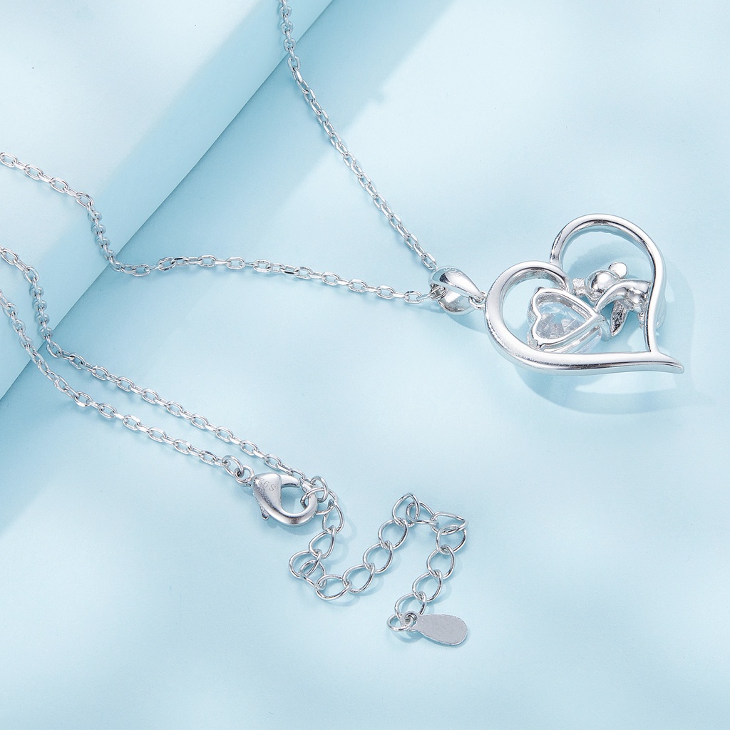 BAMOER Vòng cổ MặT HìNh GấU Koala ĐíNh Zircon ThờI Trang Cho Nữ