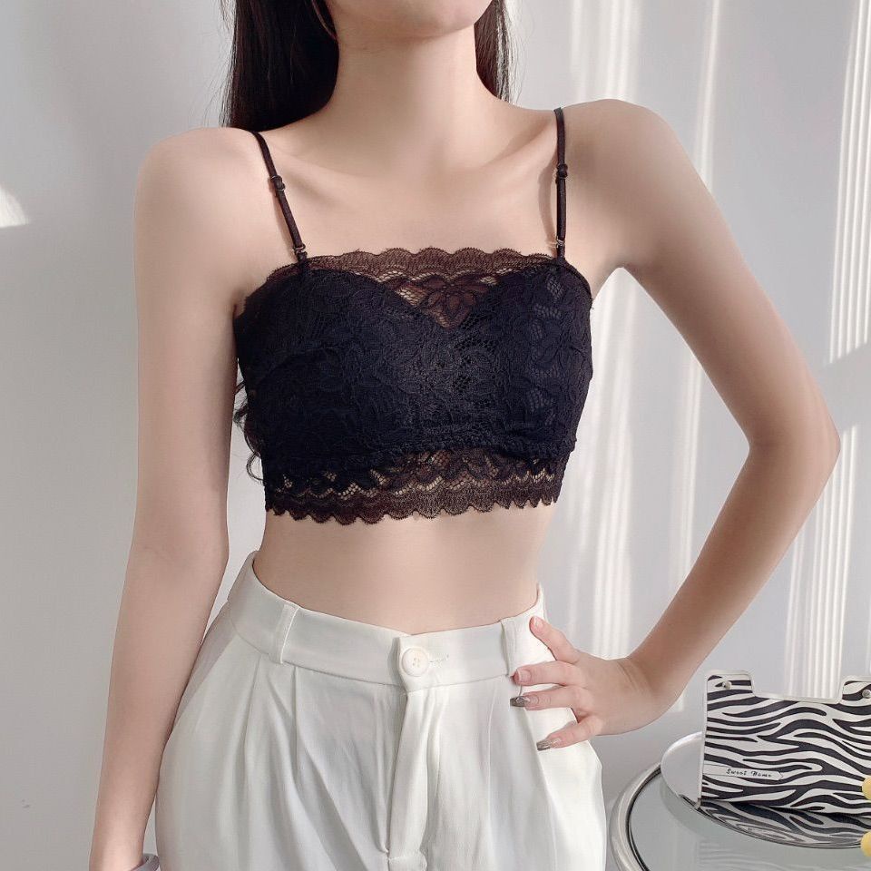 Áo Lót Ngực Bra Cotton Phối Ren Mềm Mại Co Dãn DAN L&amp;U 9001