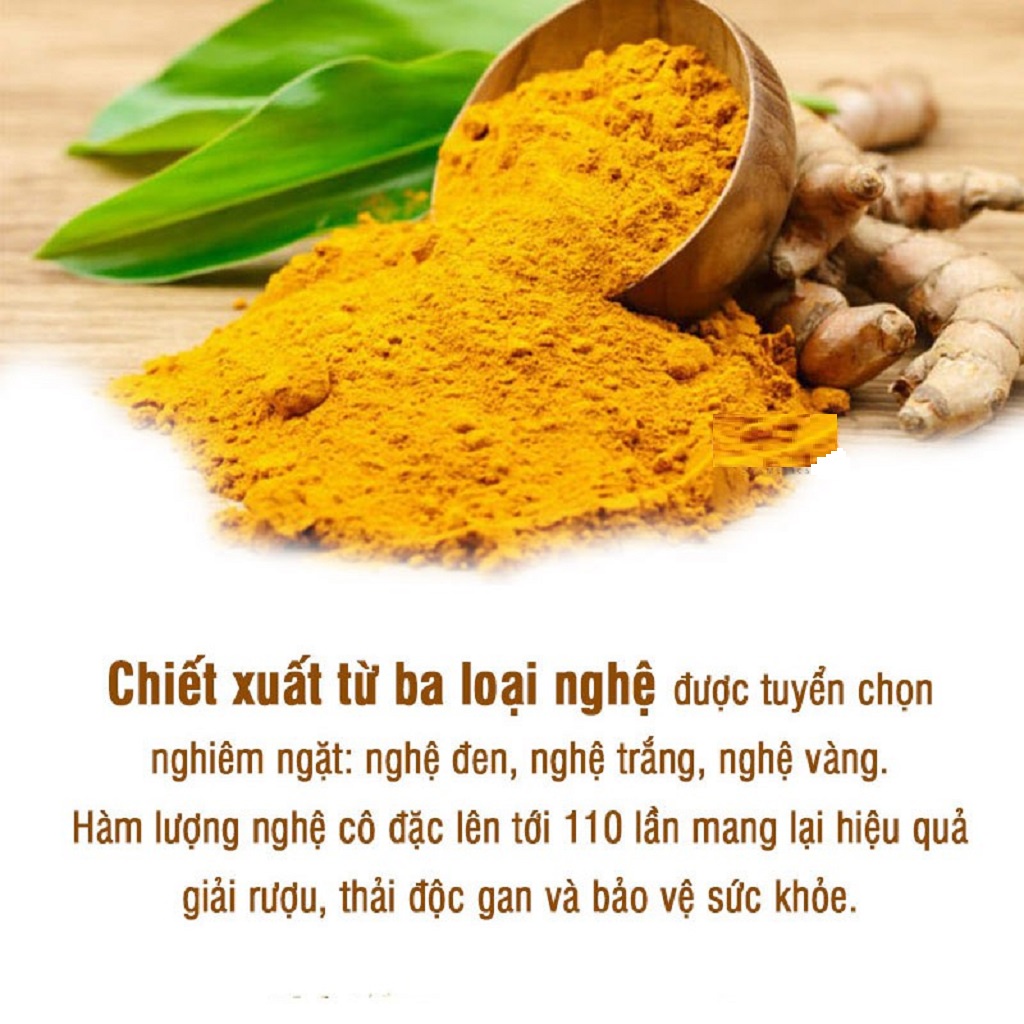 Combo Viên uống DHC Thải độc rượu, thải độc gan, sáng da, giảm mụn 30 ngày (Tinh bột nghệ - 60 viên, Vitamin C - 60 vên)