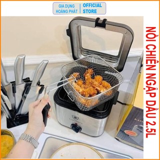 [HÀNG CHÍNH HÃNG] Nồi chiên ngập dầu gia đình chính hãng Kaisa villa 2.5L - Bảo hành chính hãng 12 tháng