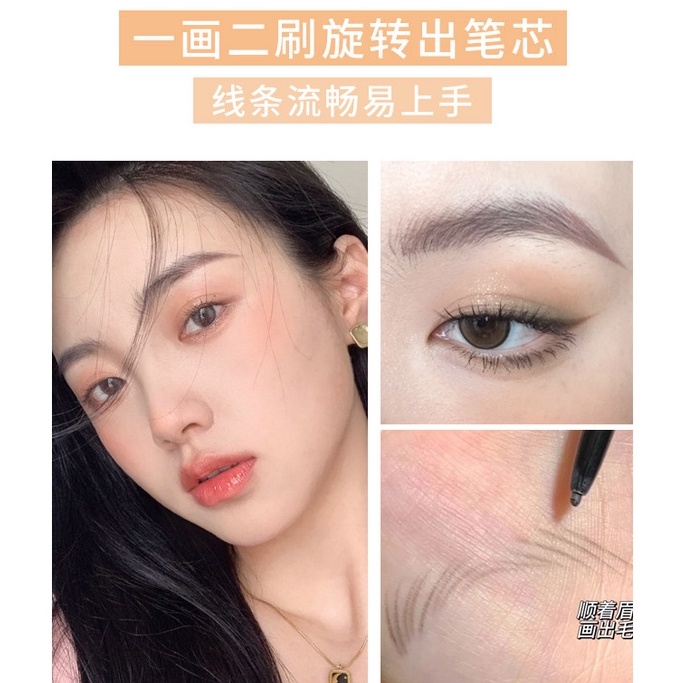 Chì Kẻ Lông Mày XIXI Chống Thấm Nước Và Mồ Hôi Màu Đen / Nâu / Xám