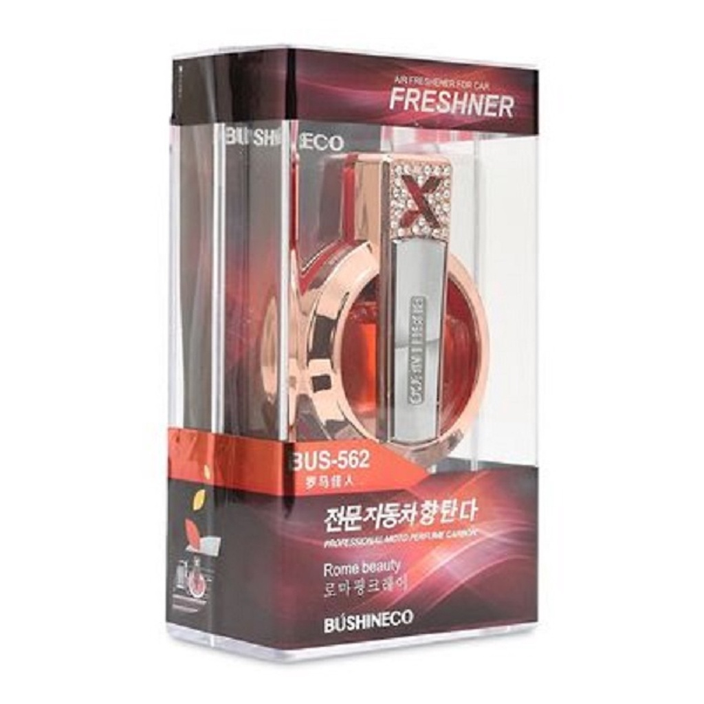 Nước Hoa Kẹp Cửa Gió Bushineco - Nước Hoa Ô Tô Thơm Mát, Khử Mùi Xe Hơi , Chống Say Xe Ô Tô