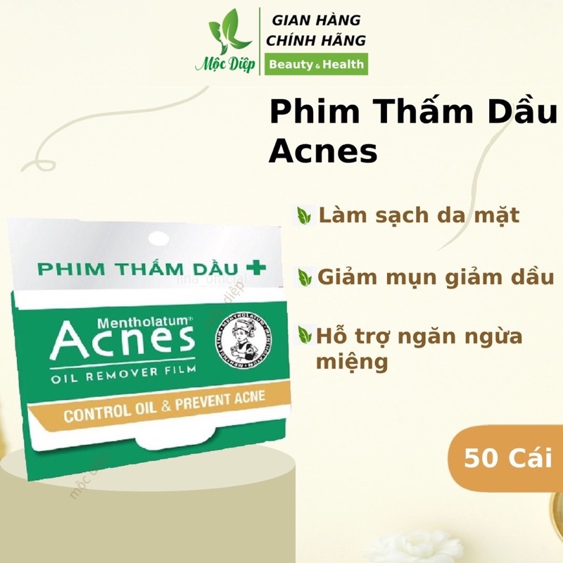🌟CHÍNH HÃNG 🌟COMBO 2 HỘP GIẤY THẤM DẦU ACNES