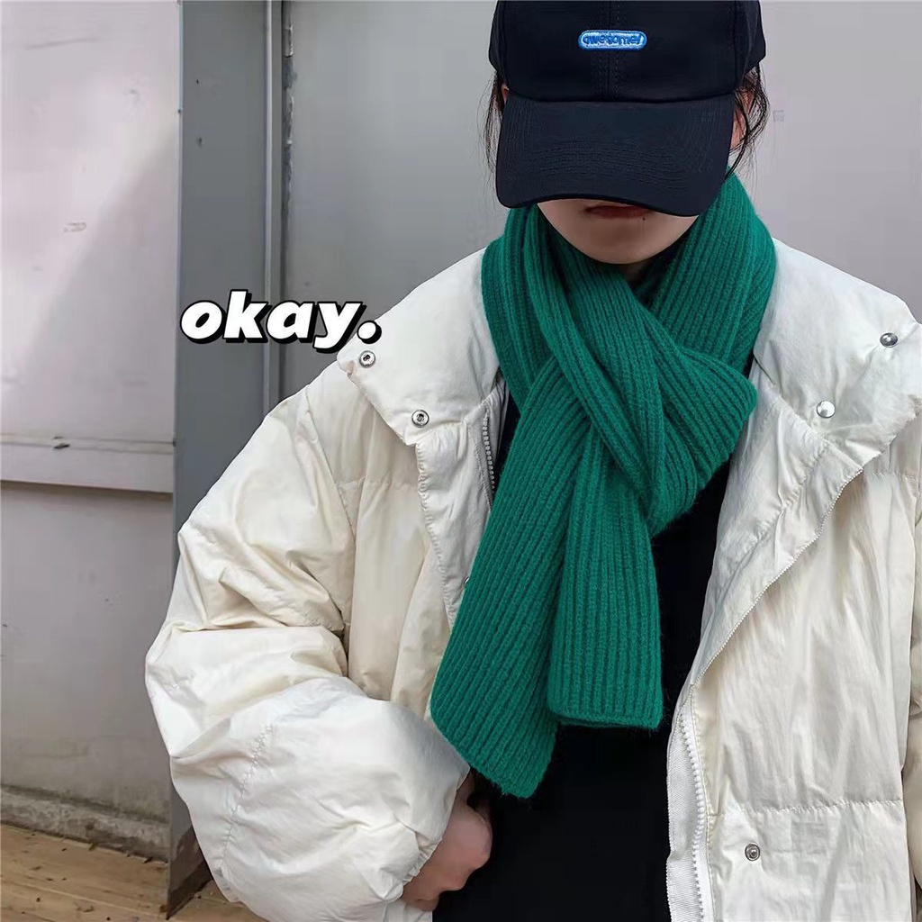 Khăn Choàng Cổ Màu Xanh Dương Thiết Kế Mới Giữ Ấm Cao Cấp Thời Trang Mùa Đông Dành Cho Nữ