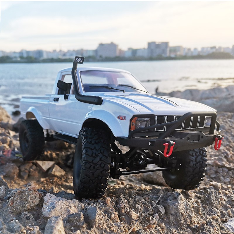 Xe địa hình wpl C24-1 (RTR) 4WD 1:16 điều khiển từ xa bản nâng cấp của WPL C24 có điều tốc, servo, ráp sẵn