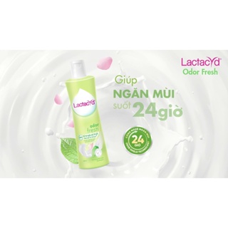 Dung dịch vệ sinh phụ nữ ngăn mùi 24h lactacyd odor fresh 60ml 250ml trầu - ảnh sản phẩm 5