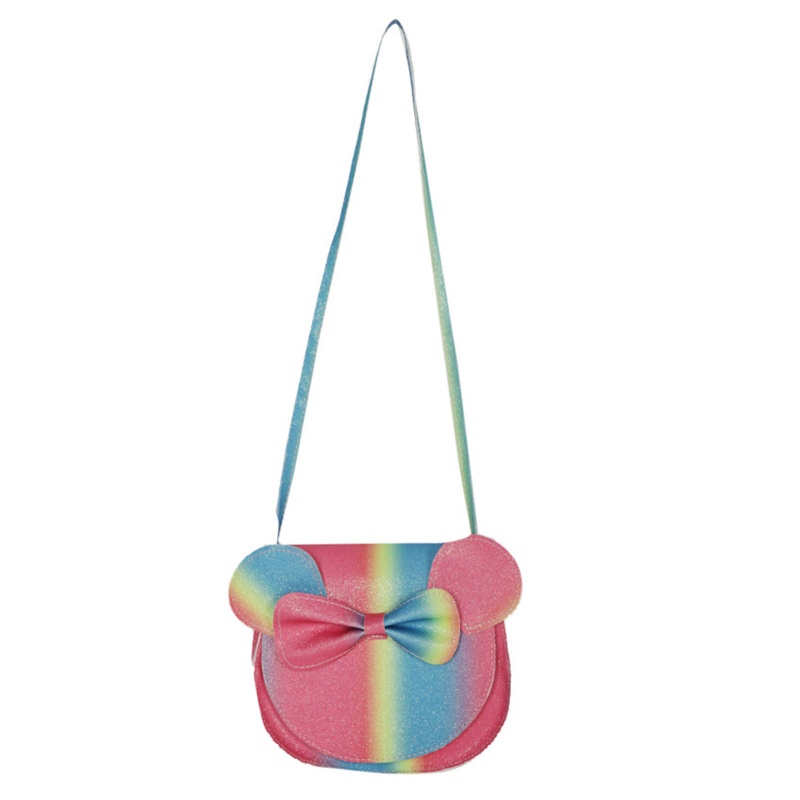 Túi Đeo Chéo Vai Họa Tiết Hoạt Hình Thắt Nơ Dành Cho Trẻ Mẫu Giáo